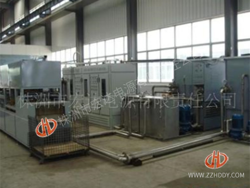 2018年為湖南某公司設(shè)計(jì)生產(chǎn)挖掘機(jī)履帶鏈軌節(jié)淬火、回火、退火成套設(shè)備